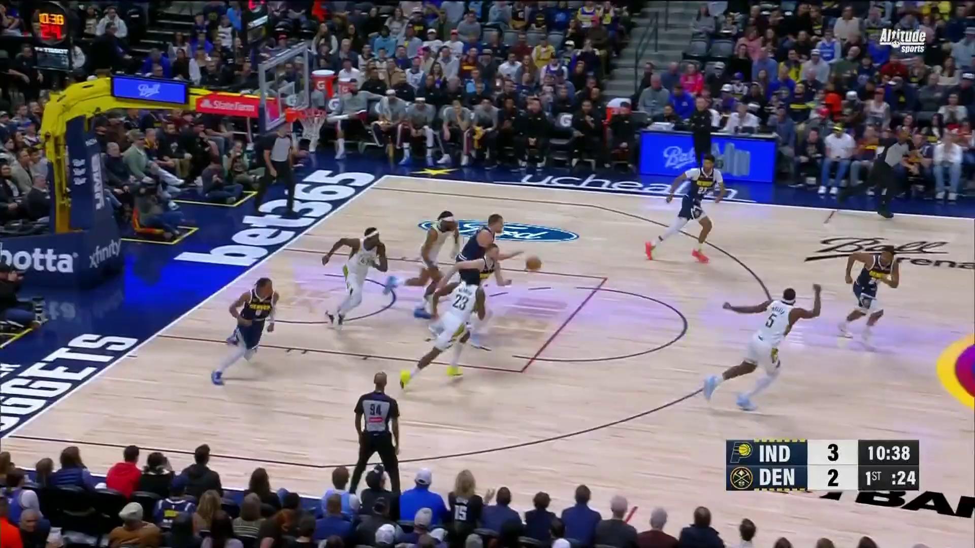 山东队力克步行者，约基奇带队取胜